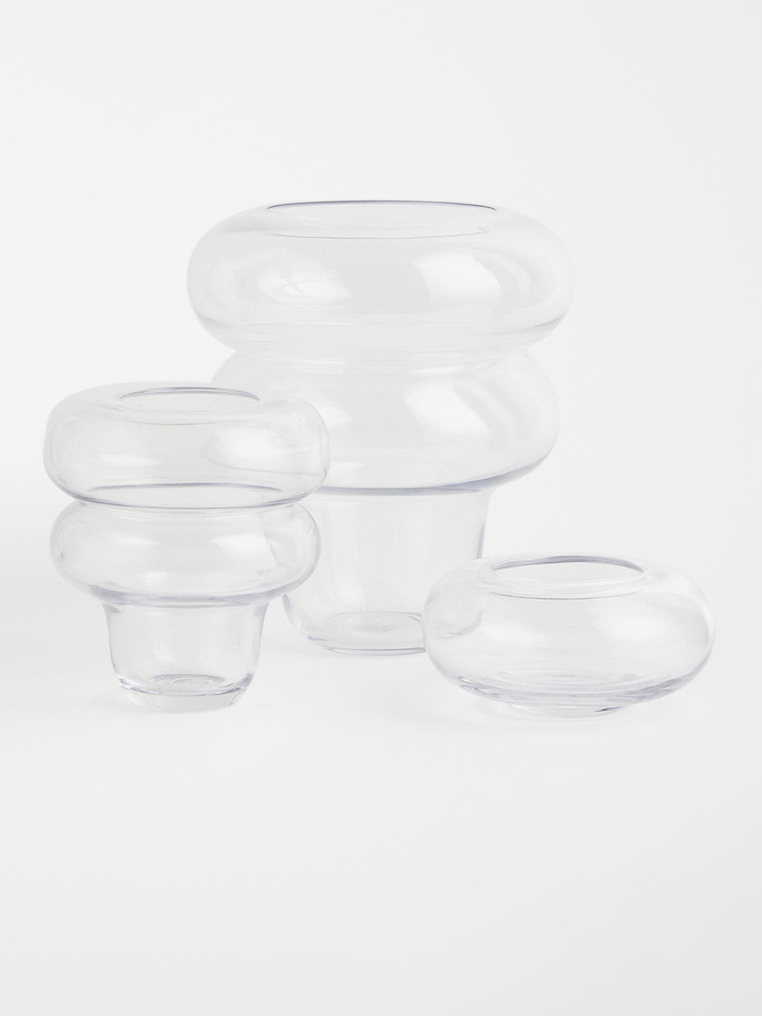 Buy H&M Transparent Small Glass Vase Vases for Unisex 21438612 Myntra