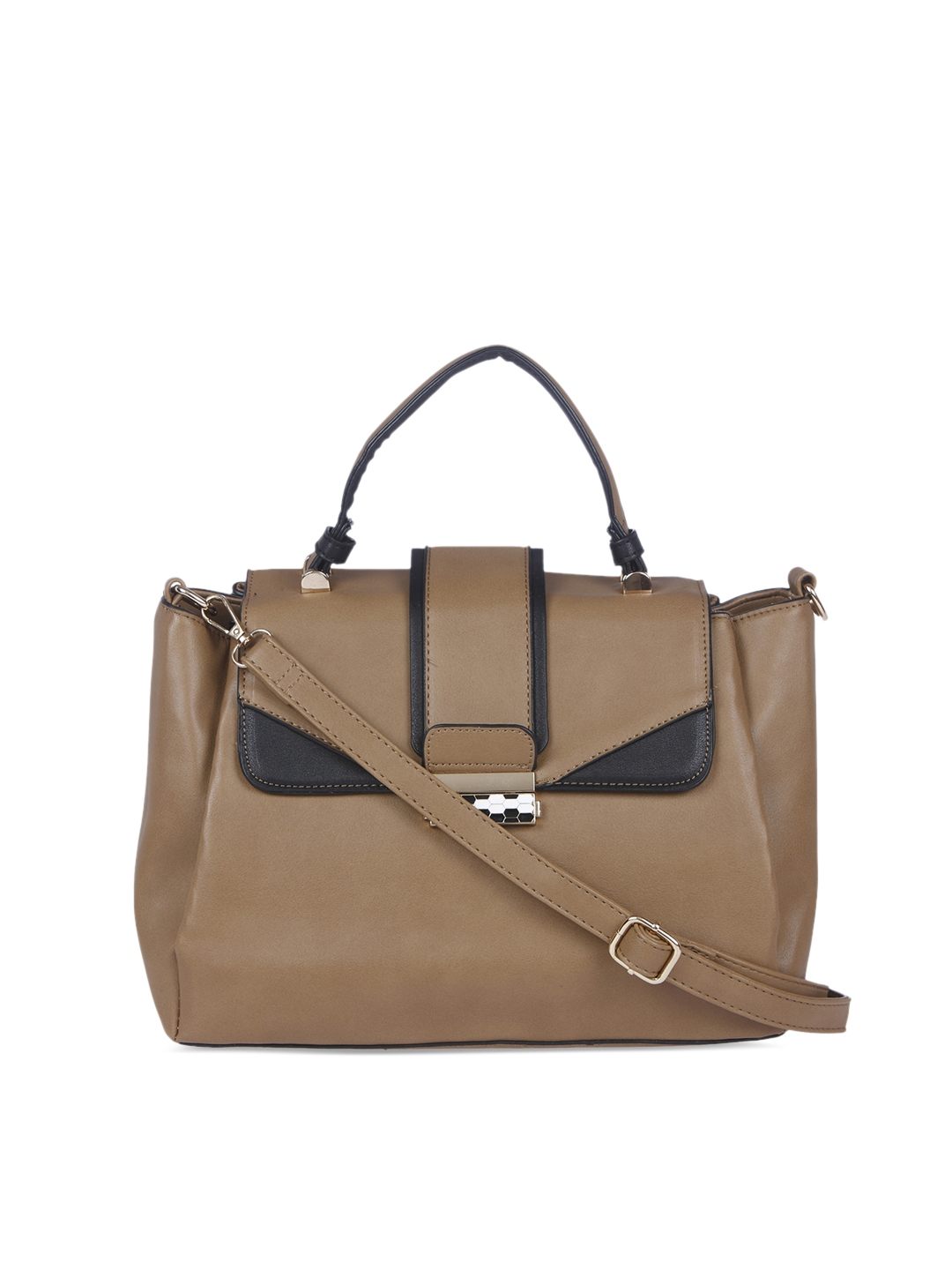 Buy FUR JADEN Brown Satchel Bag - Handbags for Women 2144255 | Myntra