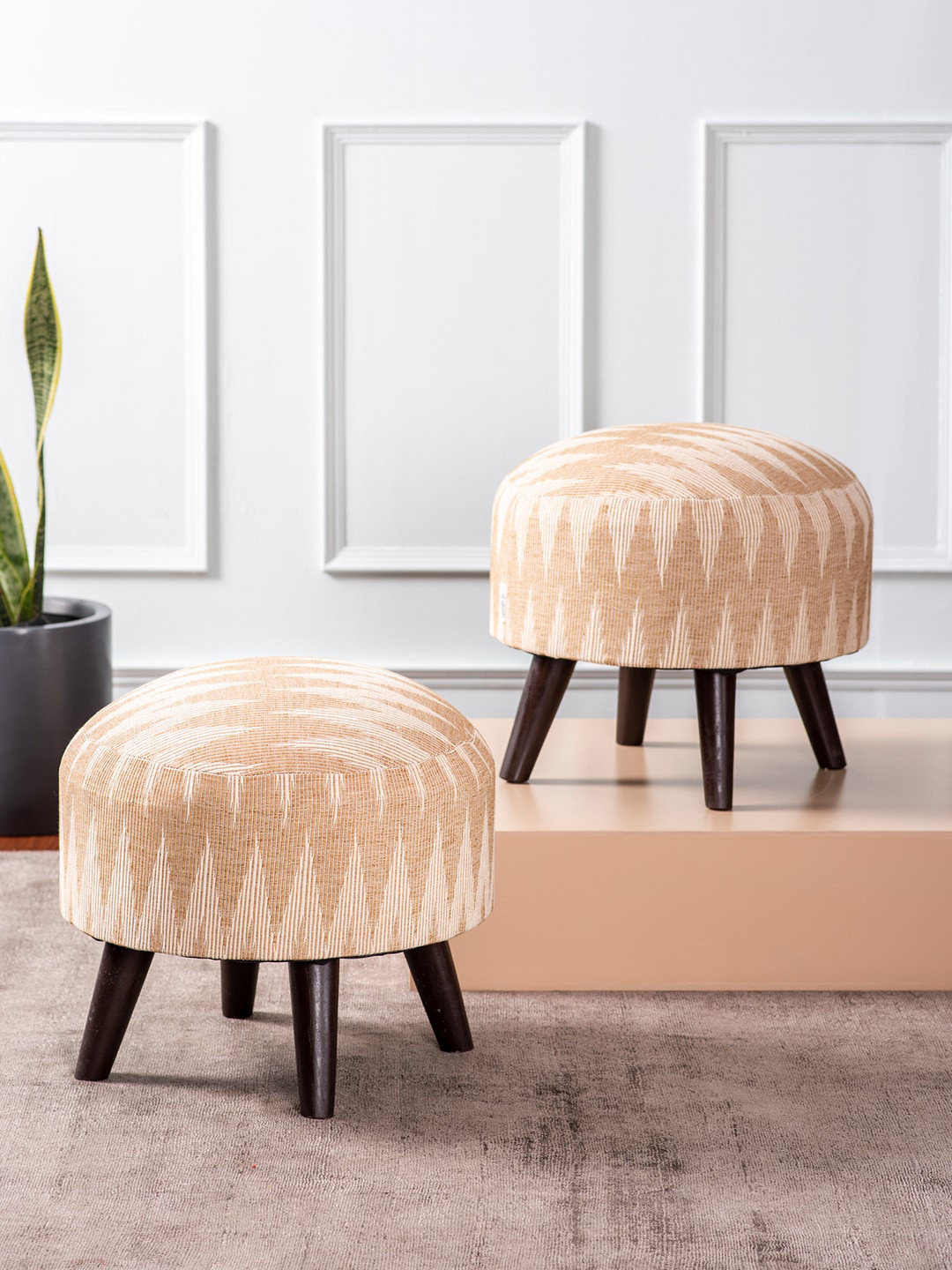 Buy Nestroots Set Of 2 Printed Ottomans Ottomans for Unisex 21463920