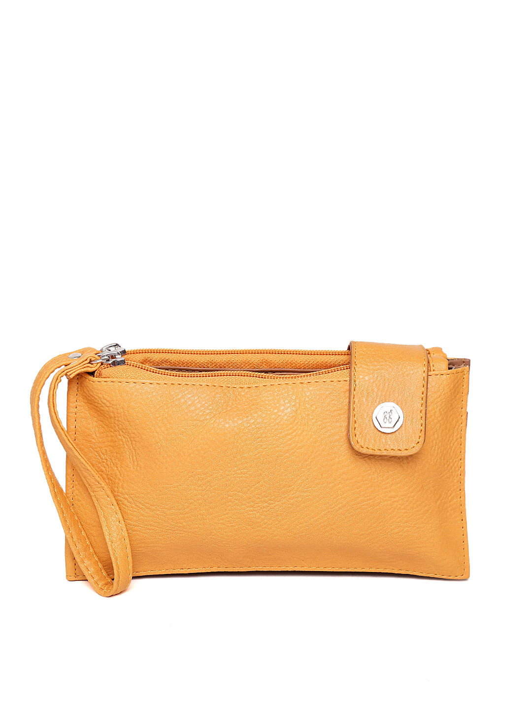 Buy Baggit Women Mustard Yellow Twofold Vanity Bag Travel Accessory