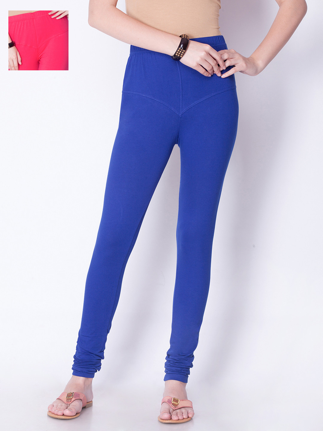 Buy Dollar Missy Pack Of 2 Churidar Leggings Leggings for Women