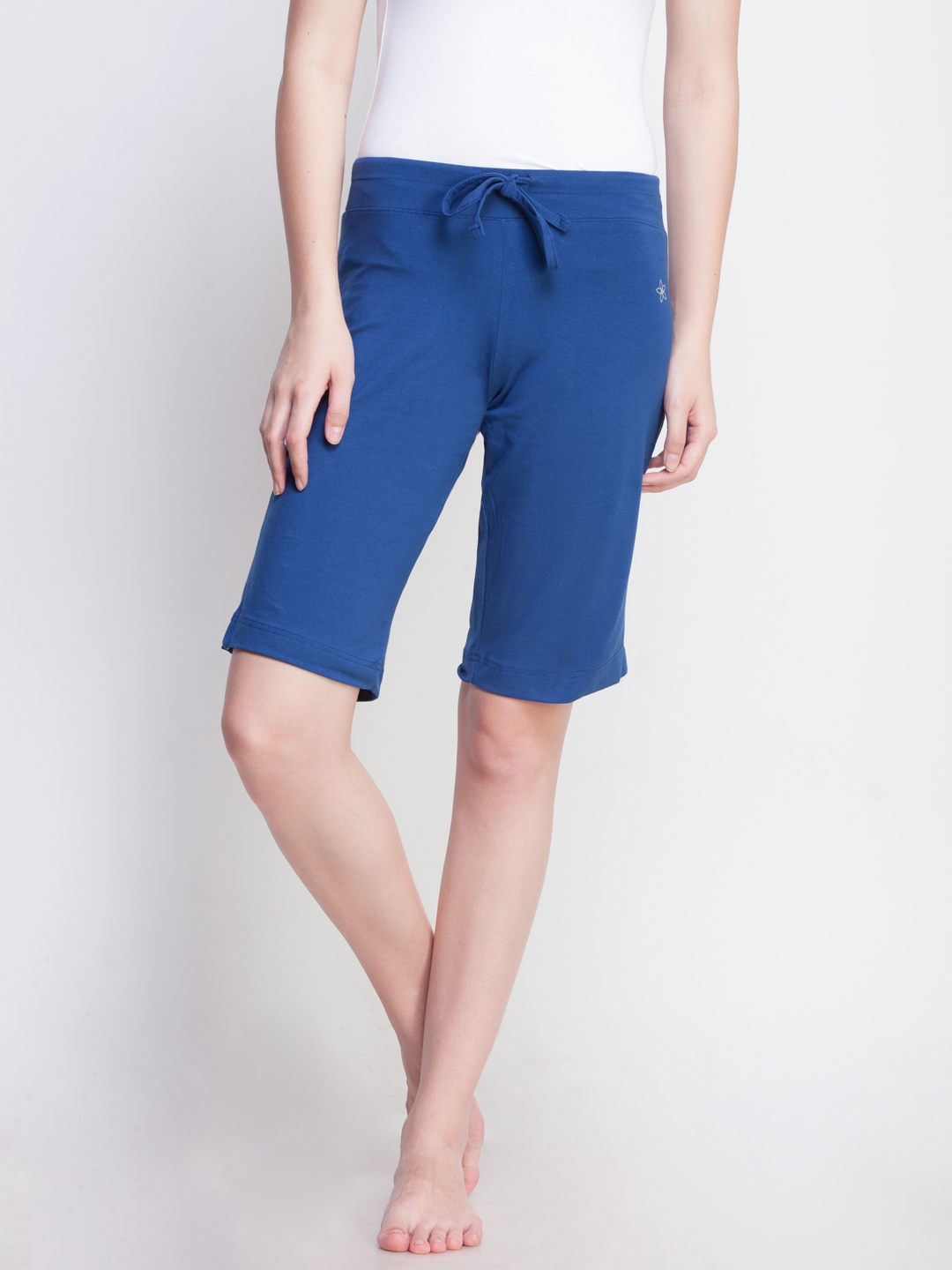 Buy Dollar Missy Womens Blue Cotton Knit Short Mmcc 551 Lounge Shorts For Women 2146973 Myntra