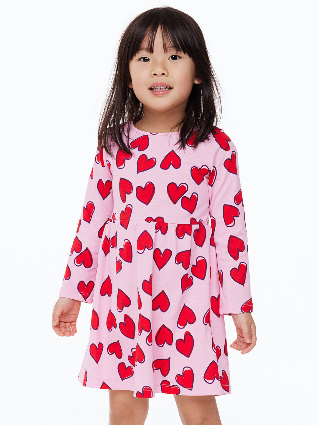 Buy H&M Girls Cotton Jersey Dress Dresses for Girls 21470152 Myntra