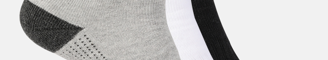 Buy HRX By Hrithik Roshan Men Quarter Length Pack Of 3 Rapid Dry Socks ...