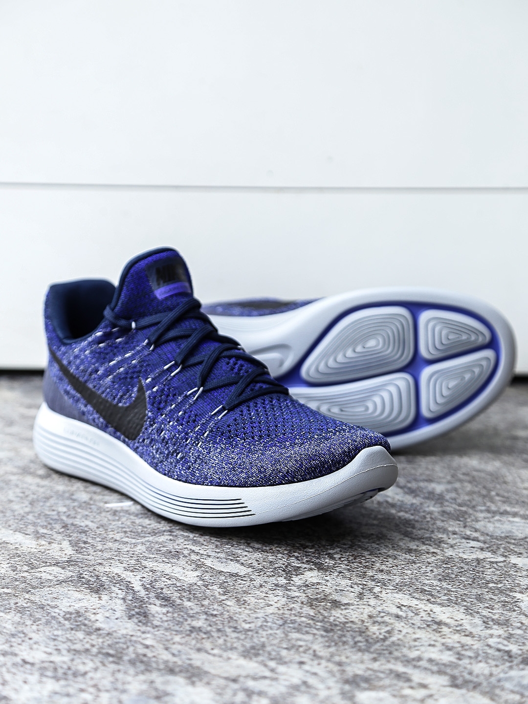 nike flyknit men's blue