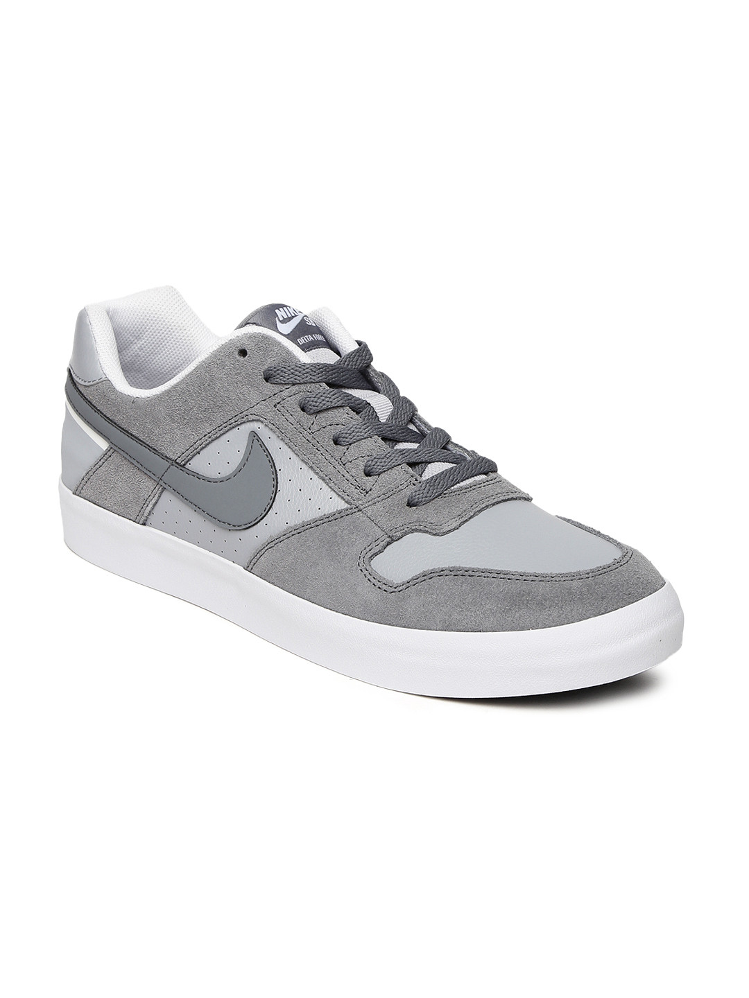mens grey nike skate shoes