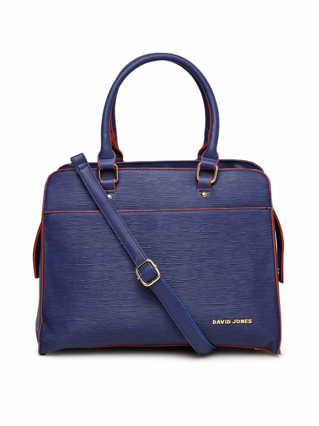 Buy David Jones Blue Textured Handheld Bag Handbags for Women 2147710