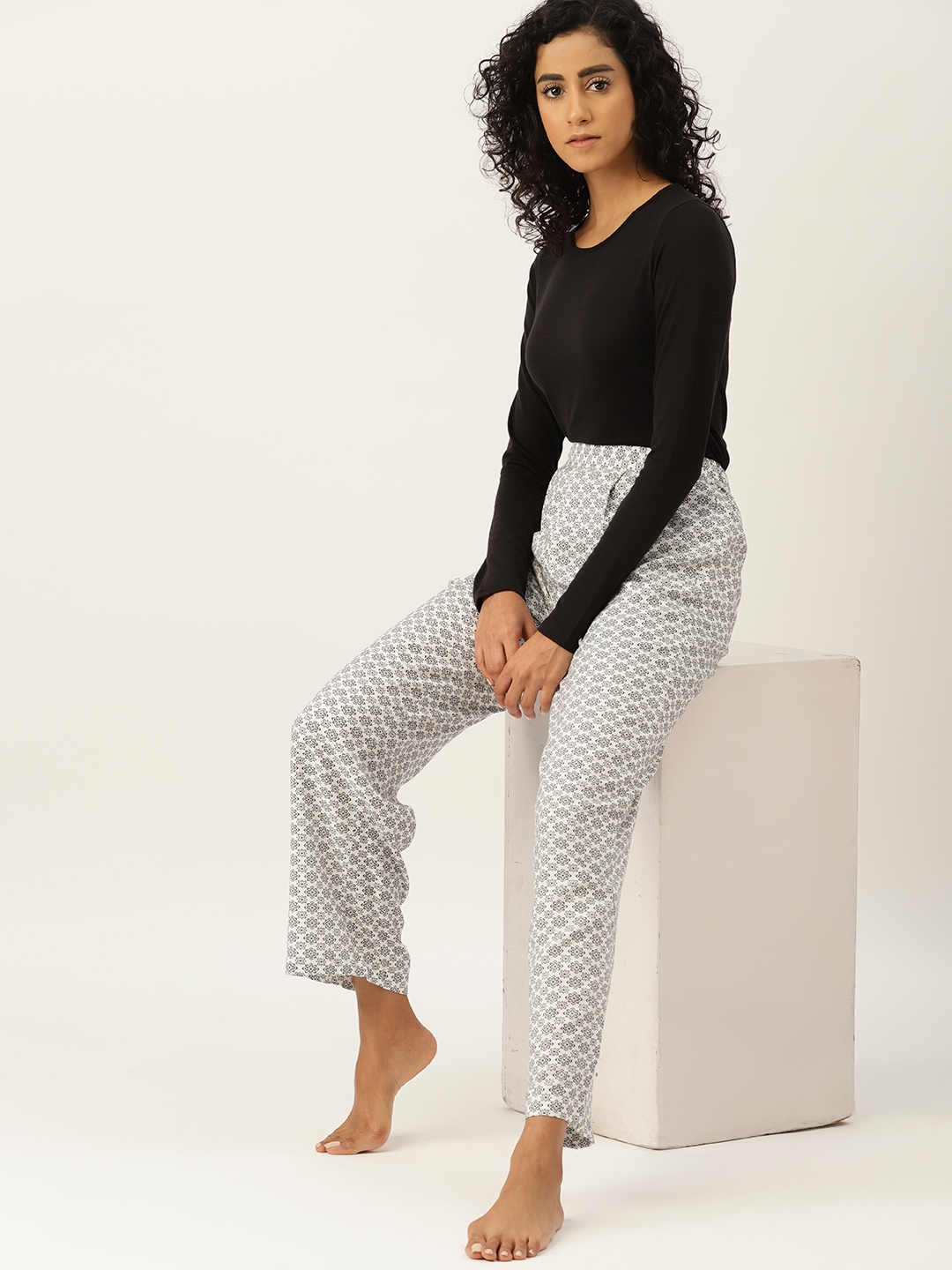 Buy ETC Floral Printed Regular Lounge Pants - Lounge Pants for Women ...