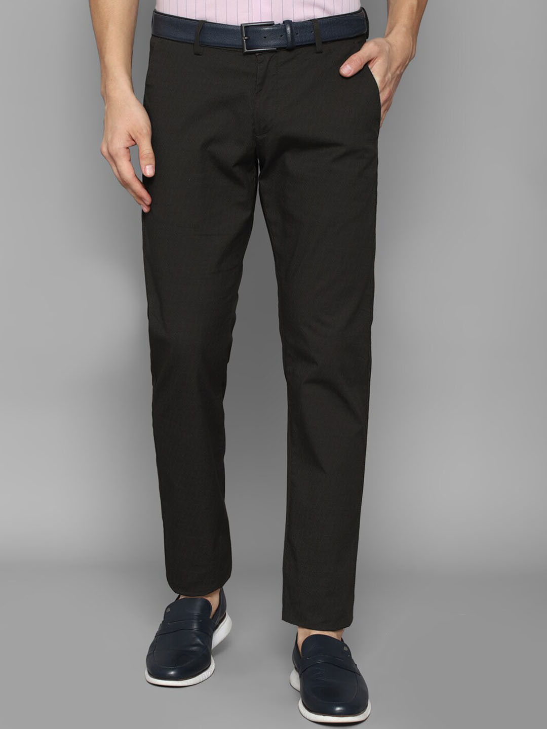 Buy Allen Solly Men Solid Slim Fit Trouser - Trousers for Men 21489896 ...