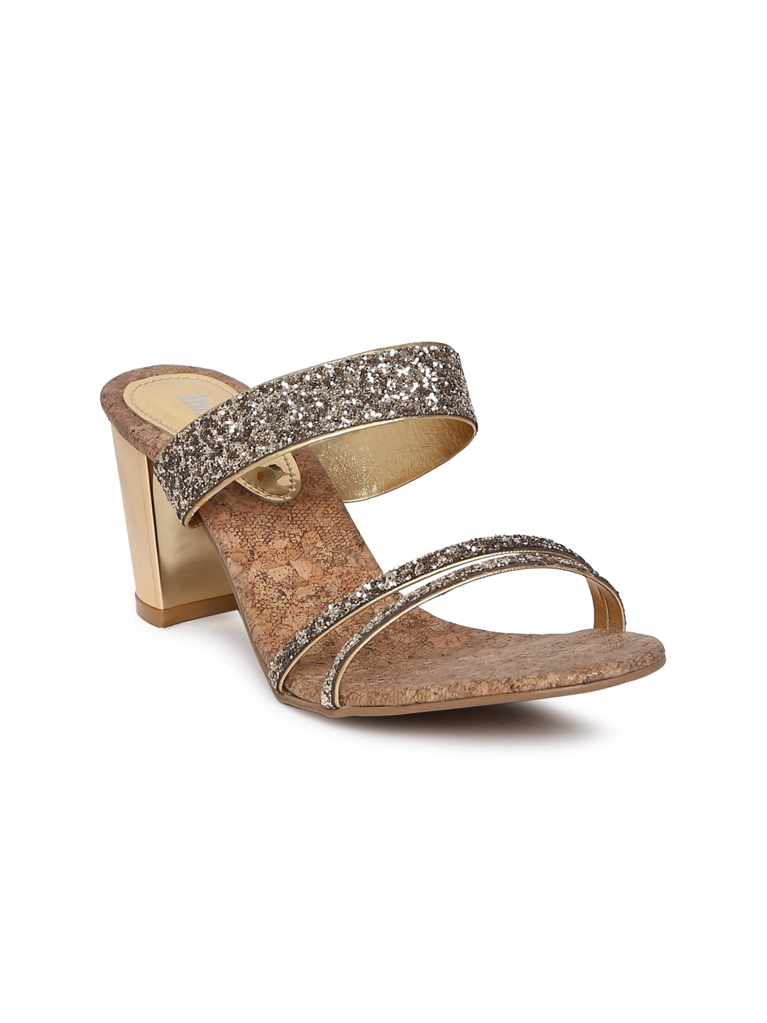 embellished heels gold