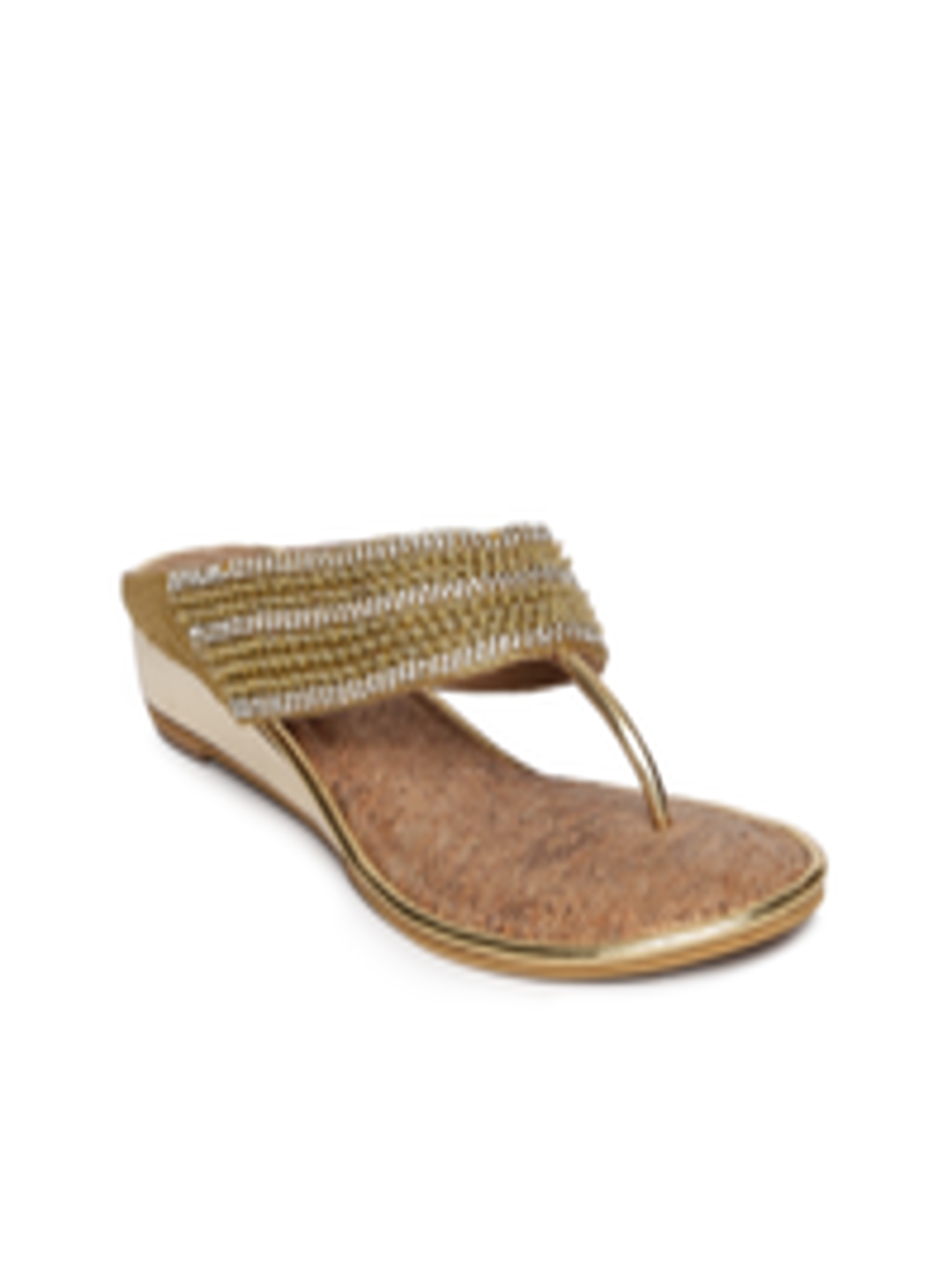 Buy Inc 5 Women Gold Toned Embellished Wedges - Heels for Women 2149250 ...