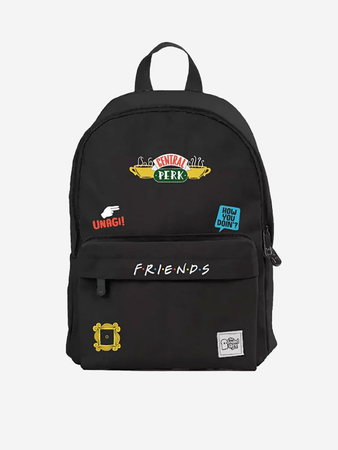Buy The Souled Store Women F.R.I.E.N.D.S Logo Graphic Padded Backpack