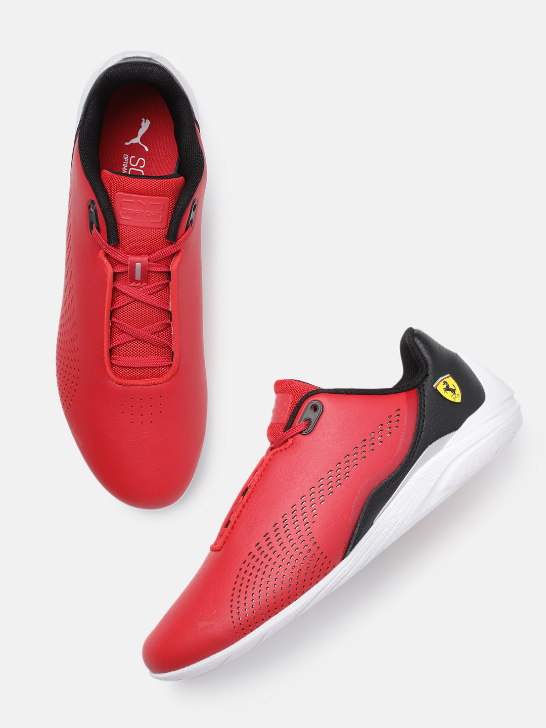 Buy PUMA Motorsport Unisex Perforated Scuderia Ferrari Driving Shoes ...