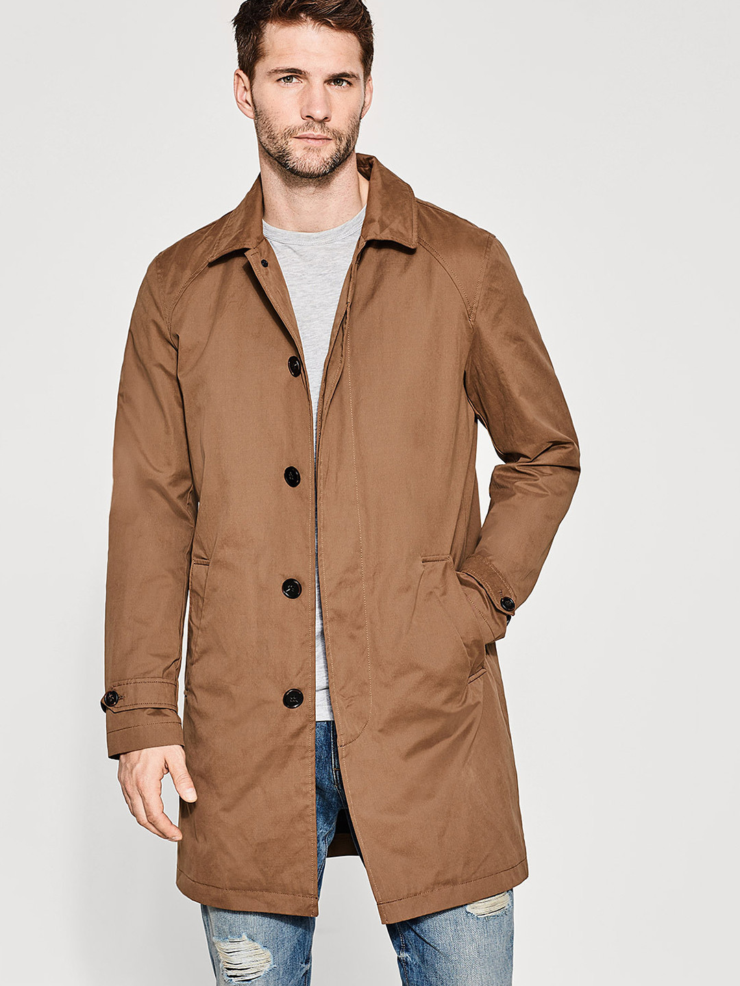Buy ESPRIT Brown Coat Coats for Men 2149831 Myntra