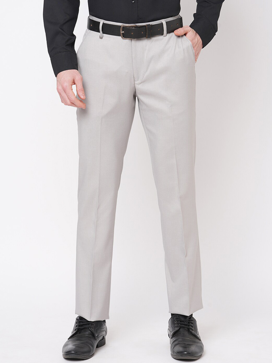 Buy Solemio Men Original Easy Wash Formal Trousers - Trousers for Men ...