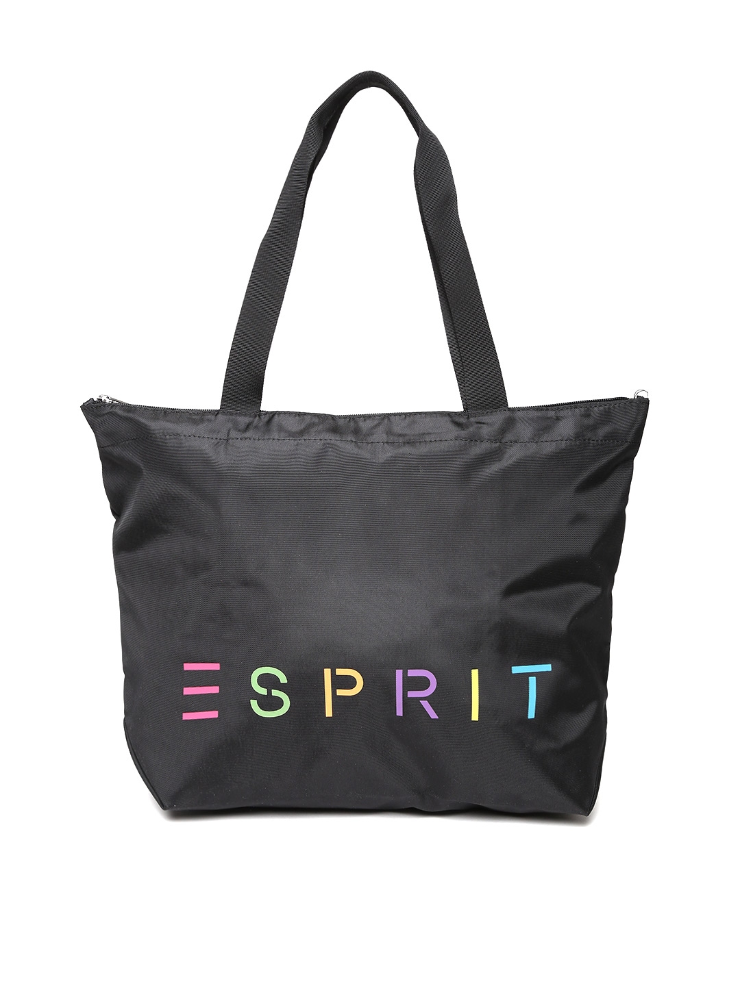 Buy ESPRIT Black Printed Tote Bag Handbags for Women
