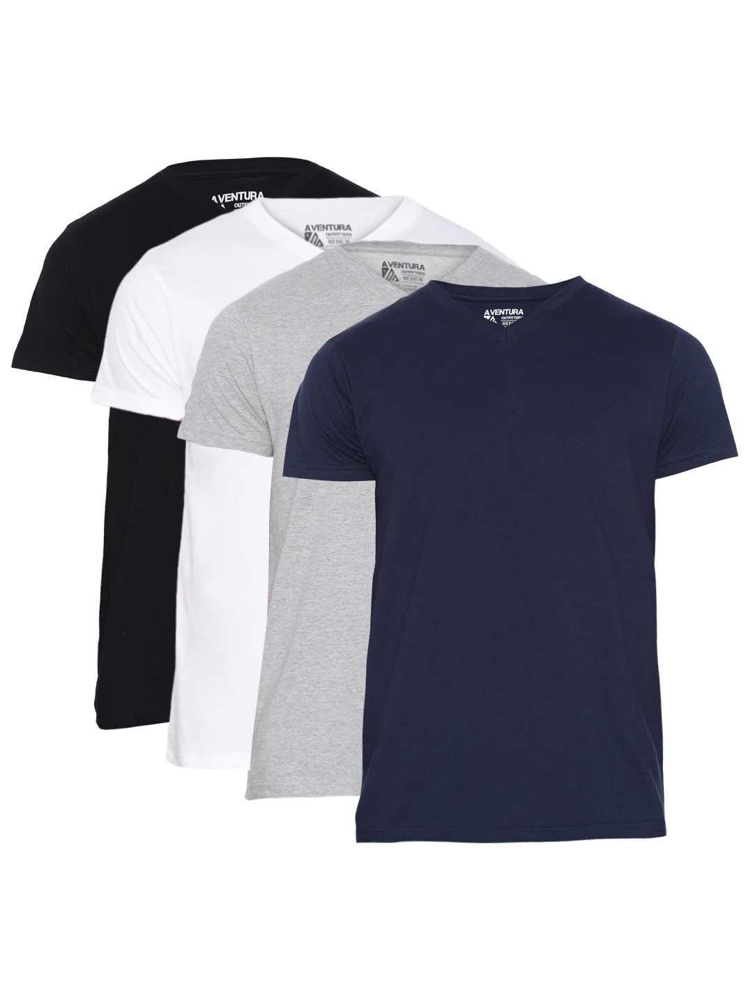 Buy Aventura Outfitters Pack Of 4 Pure Cotton T Shirts - Tshirts for ...