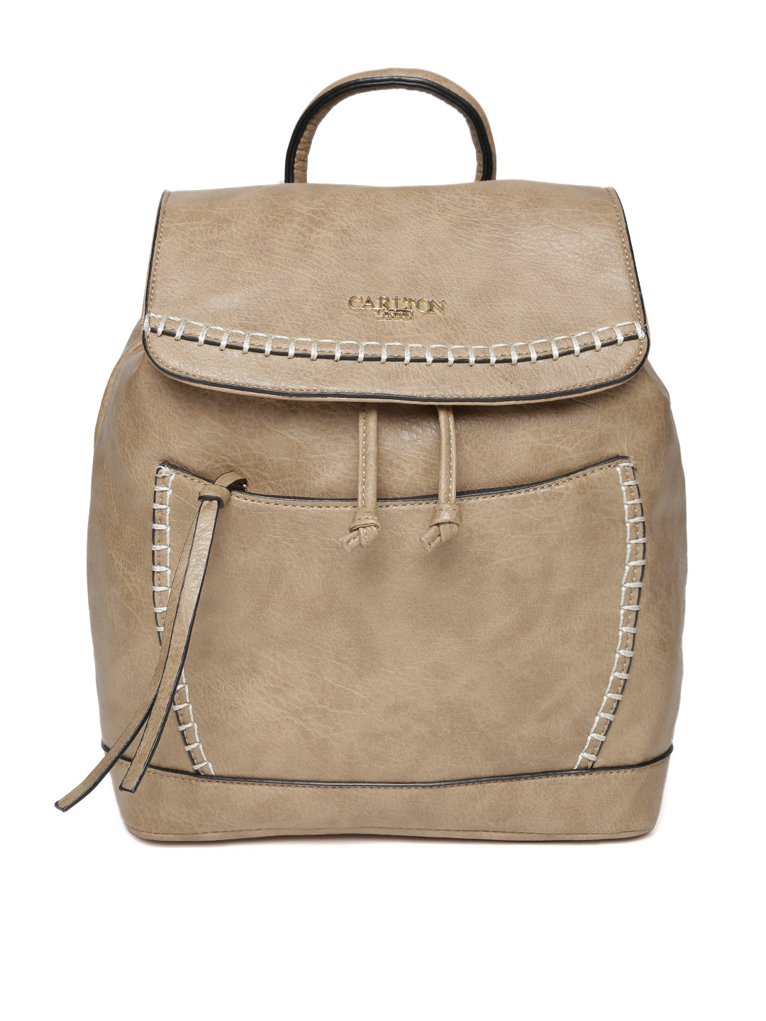 Buy Carlton London Women Brown Solid Backpack Backpacks for Women