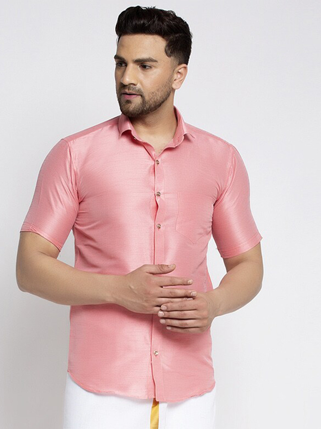 Buy Kaifoo Men Casual Silk Shirt - Shirts for Men 21523404 | Myntra