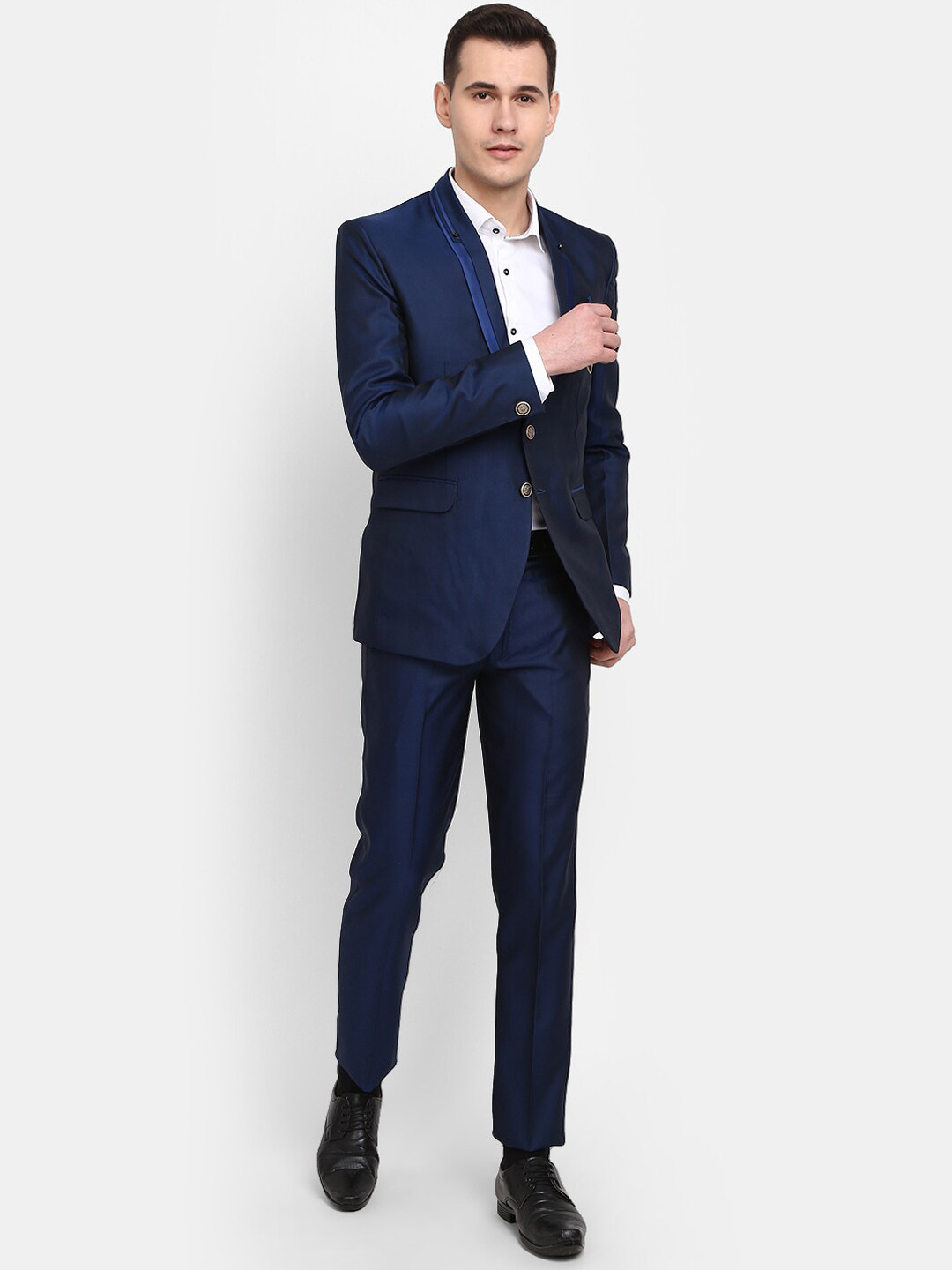 Buy V Mart Men Single Breasted Two Piece Casual Suit Suits for Men