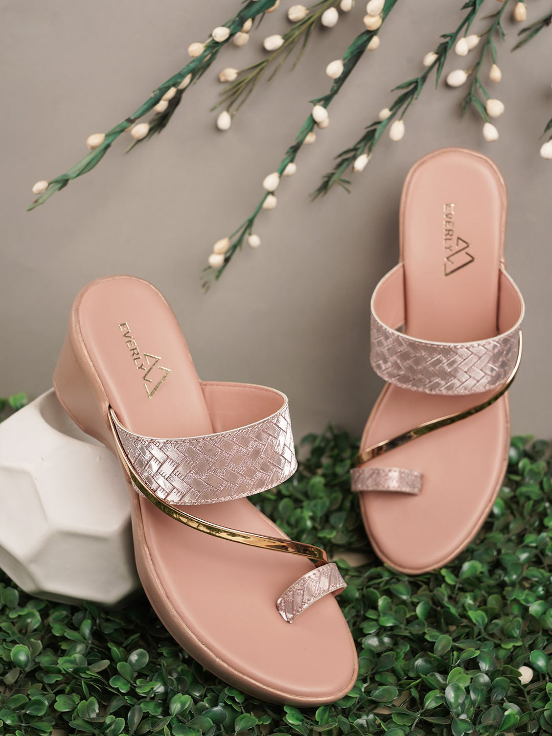 Buy EVERLY Textured Wedge Heels Heels for Women 21529304 Myntra