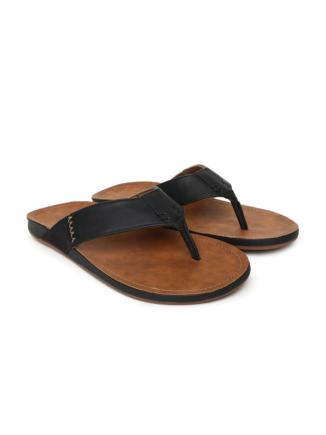 Buy ALDO Men Black Leather Sandals - Sandals for Men 2153860 | Myntra