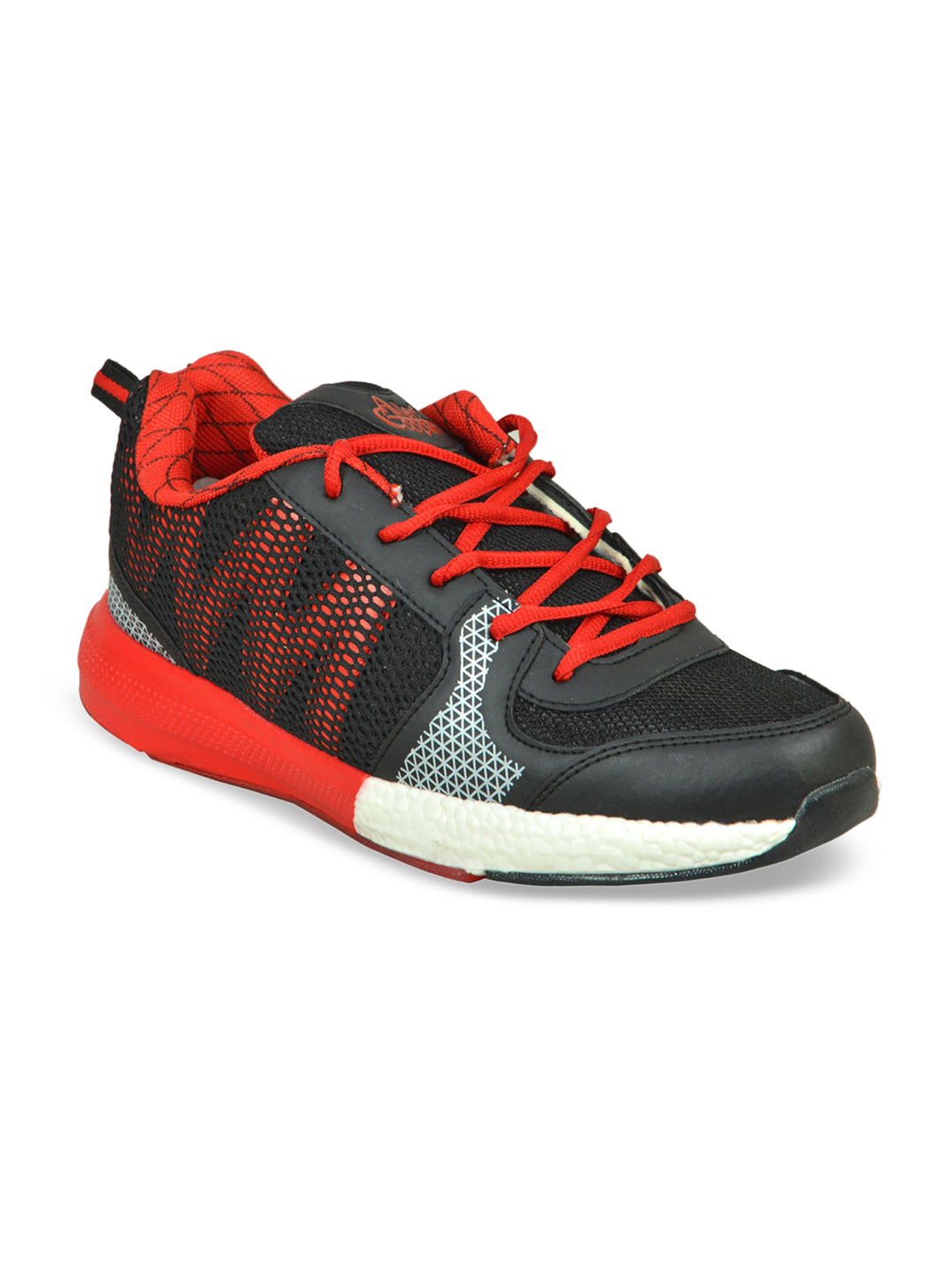 Buy Allen Cooper Men Black & Red Running Shoes Sports Shoes for Men