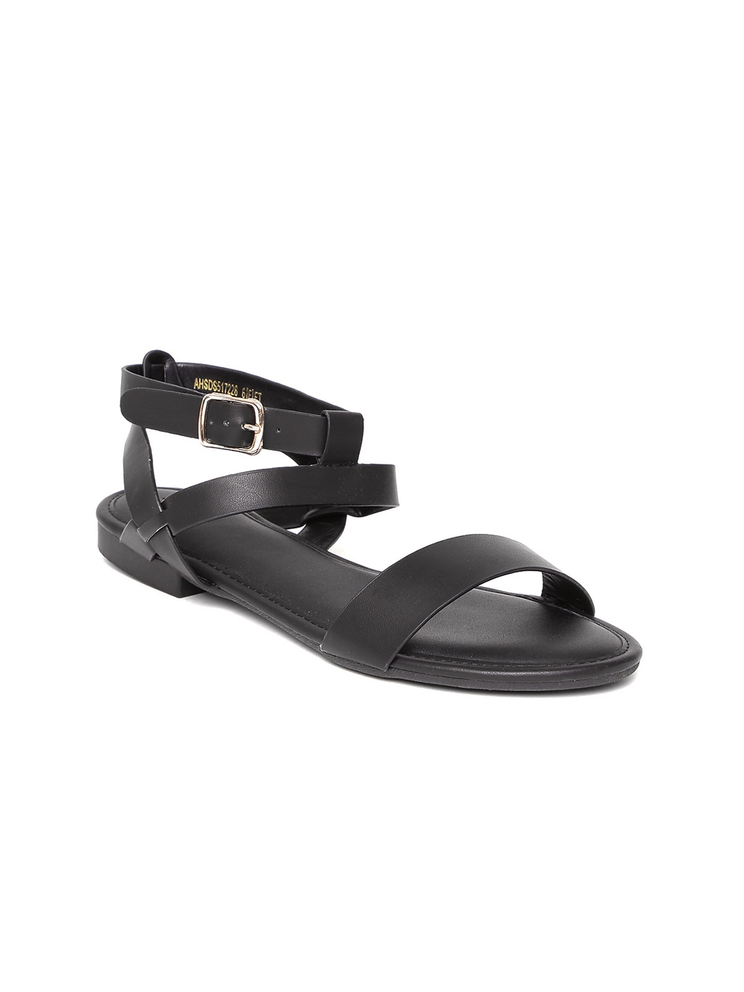 open toe flats myntra