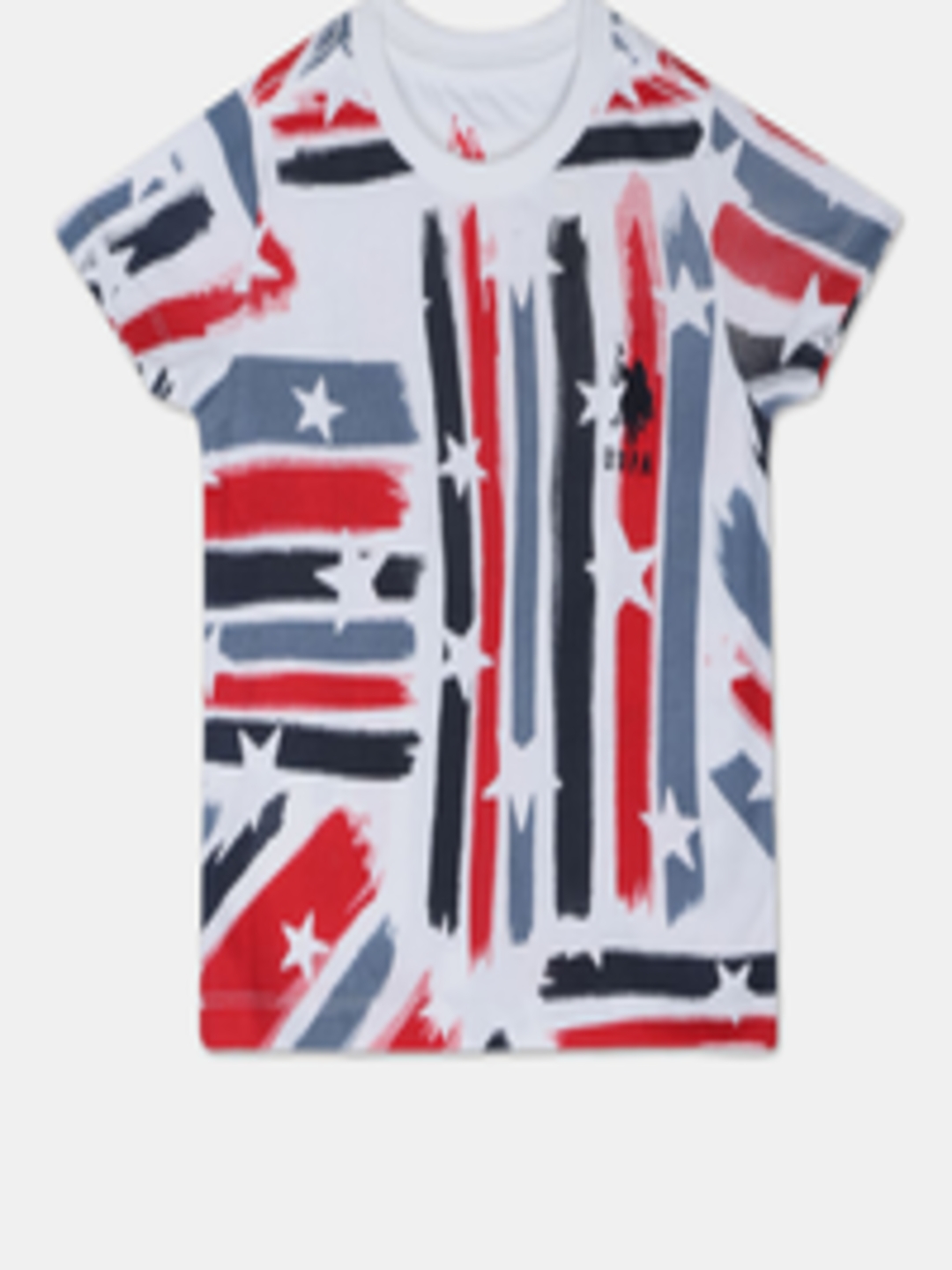 Buy U.S. Polo Assn. Kids Boys Printed Cotton T Shirt - Tshirts for Boys ...