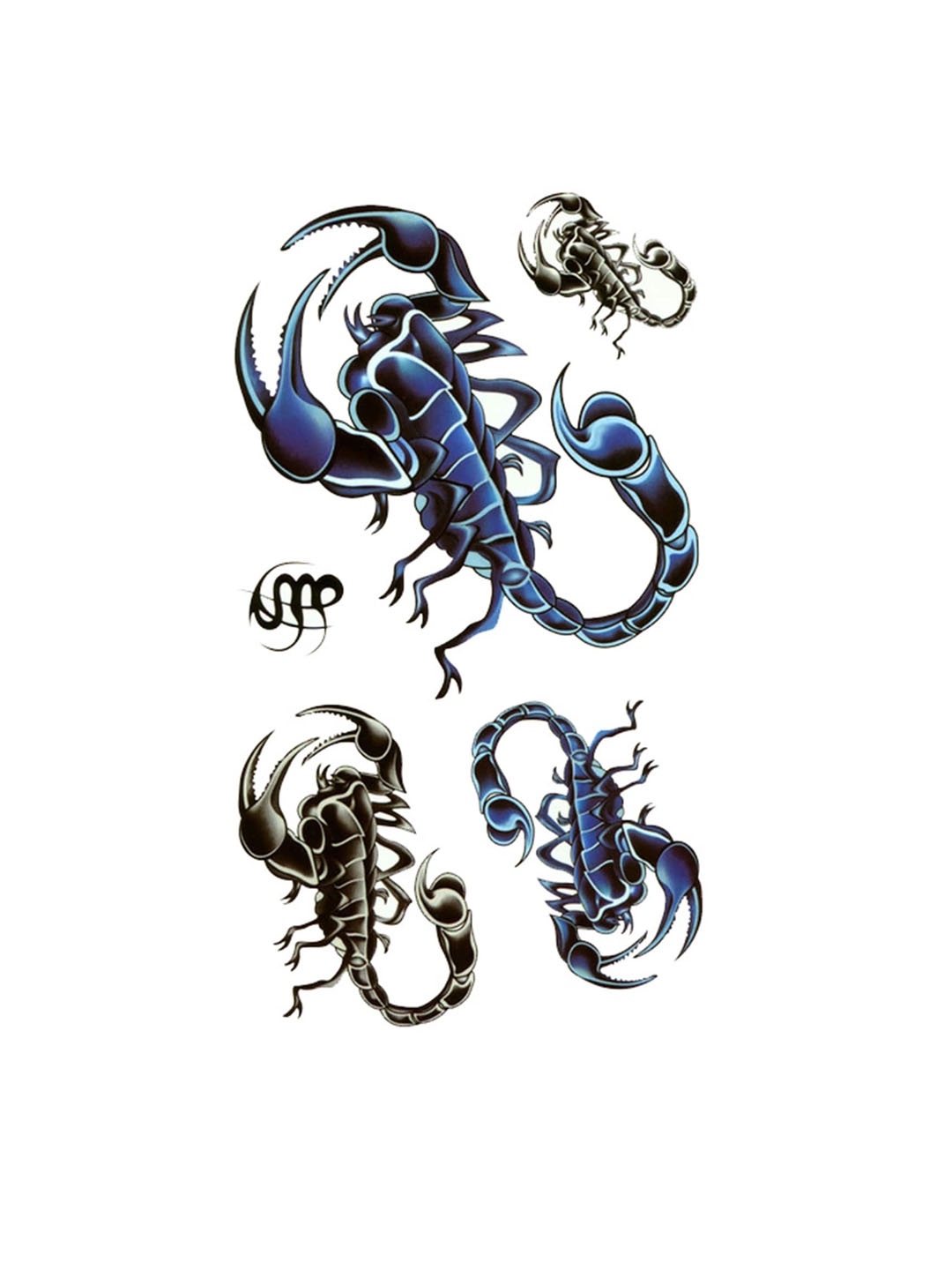 Buy Savi Scorpions Water Proof And Long Lasting Temporary 3d Tattoo Stickers Bindi For 2993