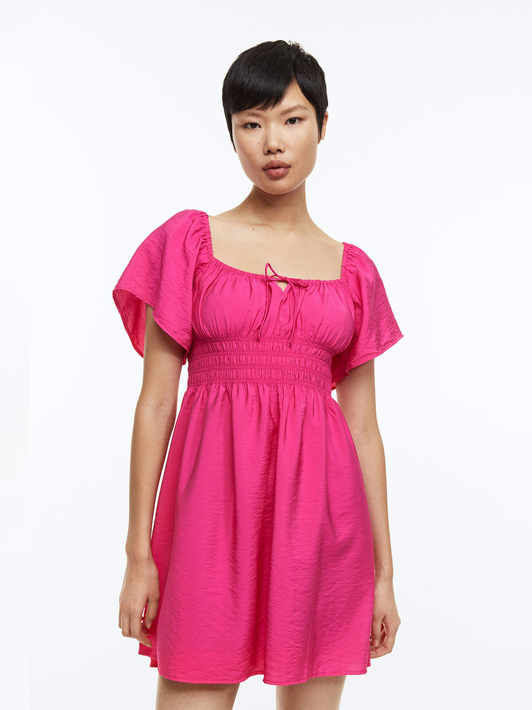 Buy H&M Smocked Waist Dress Dresses for Women 21559340 Myntra