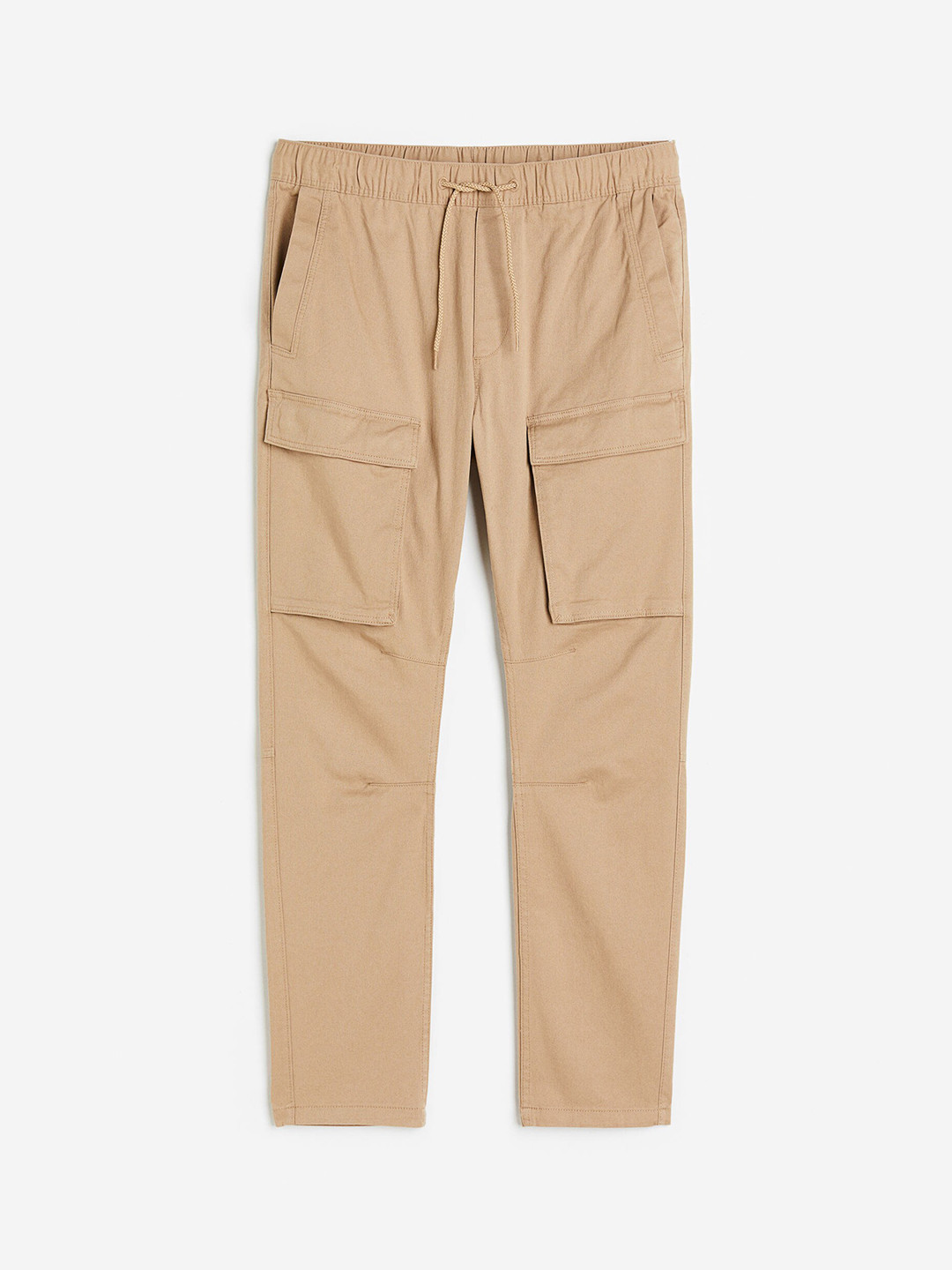 Buy H&M Men Beige Skinny Fit Cargos Trousers Trousers for Men