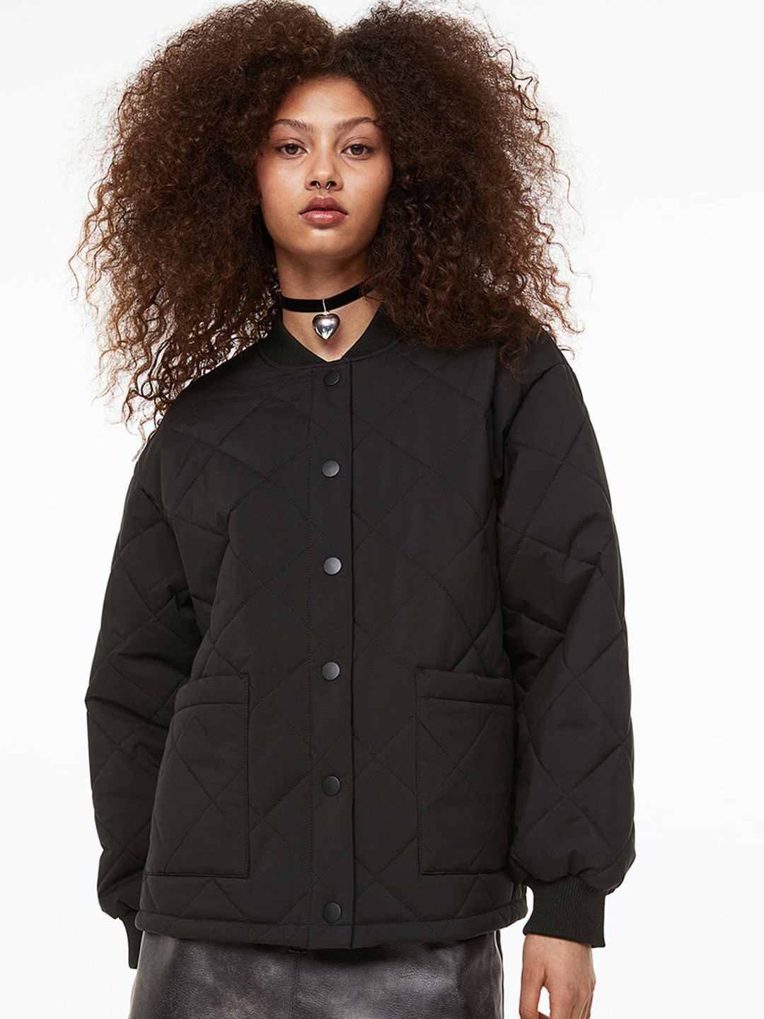 Buy H&M Quilted Jacket Jackets for Women 21559858 Myntra