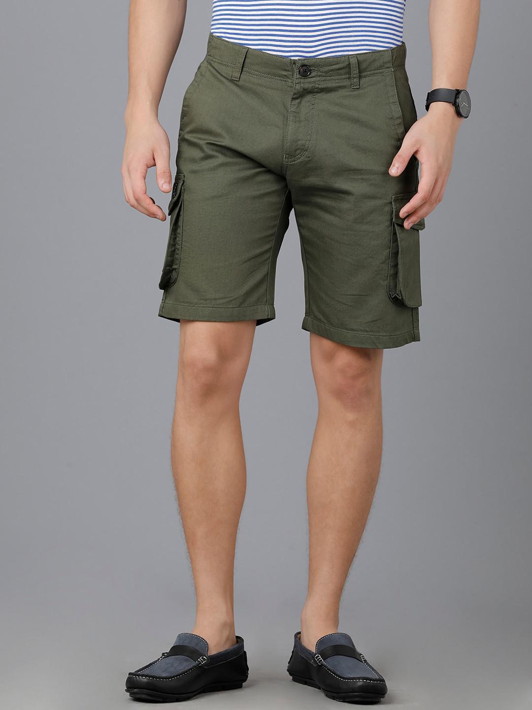 Buy YOVISH Men Slim Fit Cargo Shorts Shorts for Men 21566868 Myntra