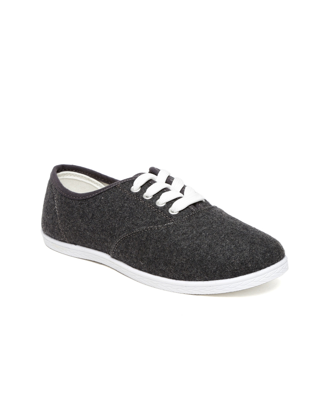 Buy People Women Charcoal Grey Sneakers Casual Shoes for