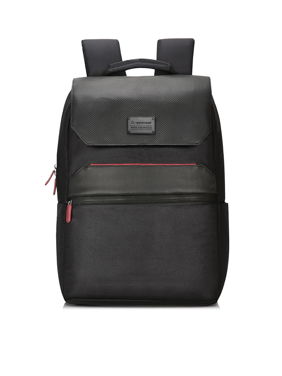Buy Uppercase Unisex Black Backpack With Anti Theft Backpacks for