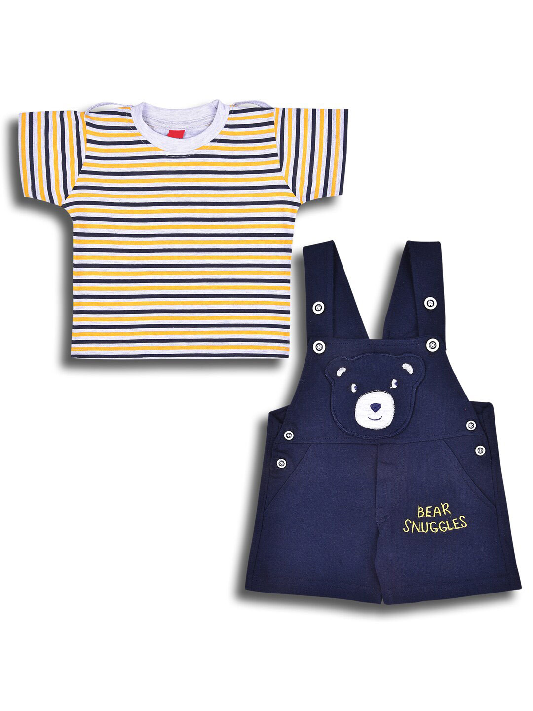 Wish Karo Baby Boys Dungaree Dress For Kids-(bt68rd)