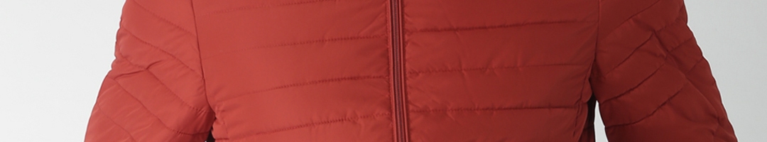 Buy Celio Men Red Solid Water Resistant Padded Jacket - Jackets for Men ...