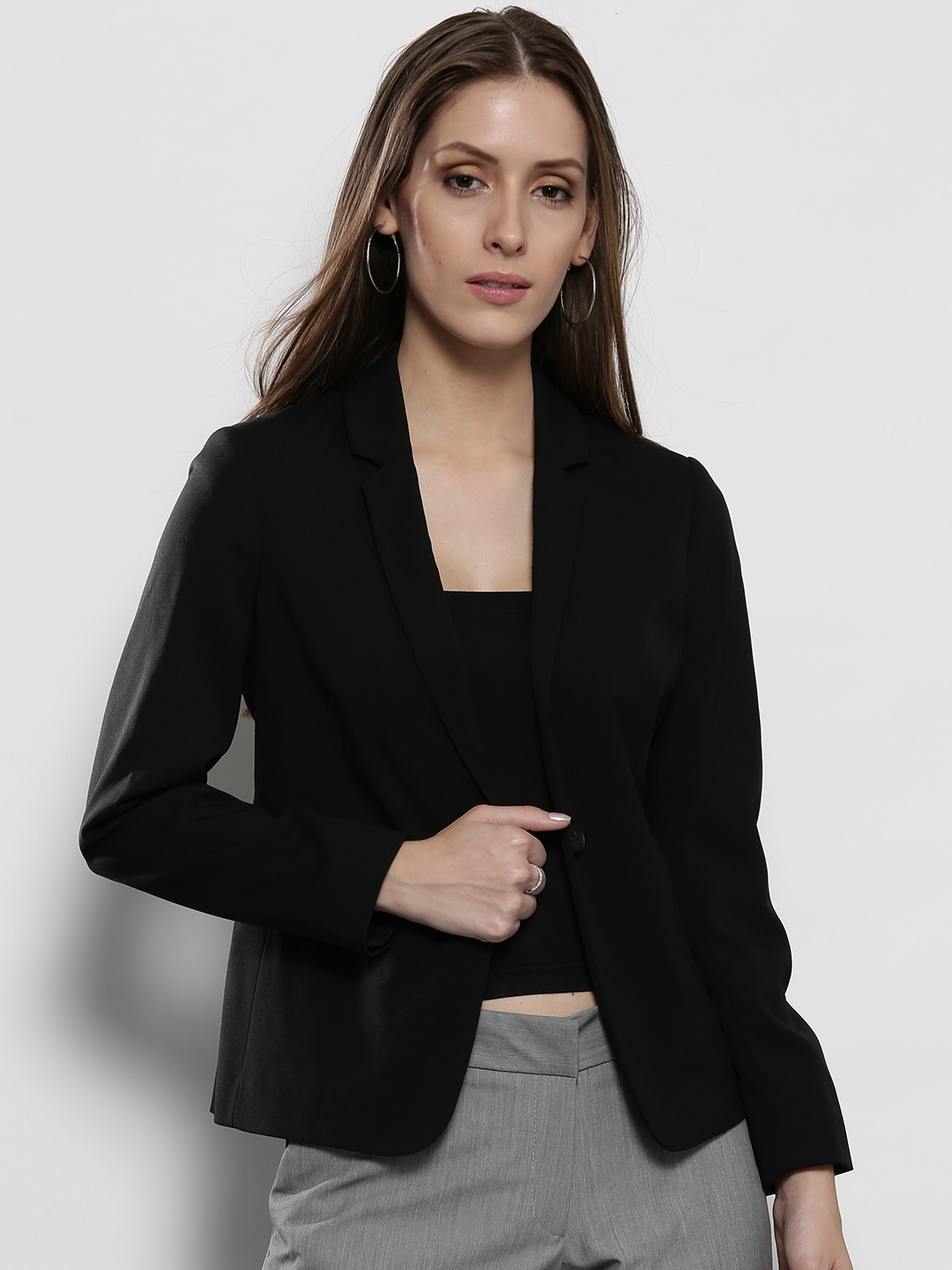 Buy DOROTHY PERKINS Black Single Breasted Formal Blazer  