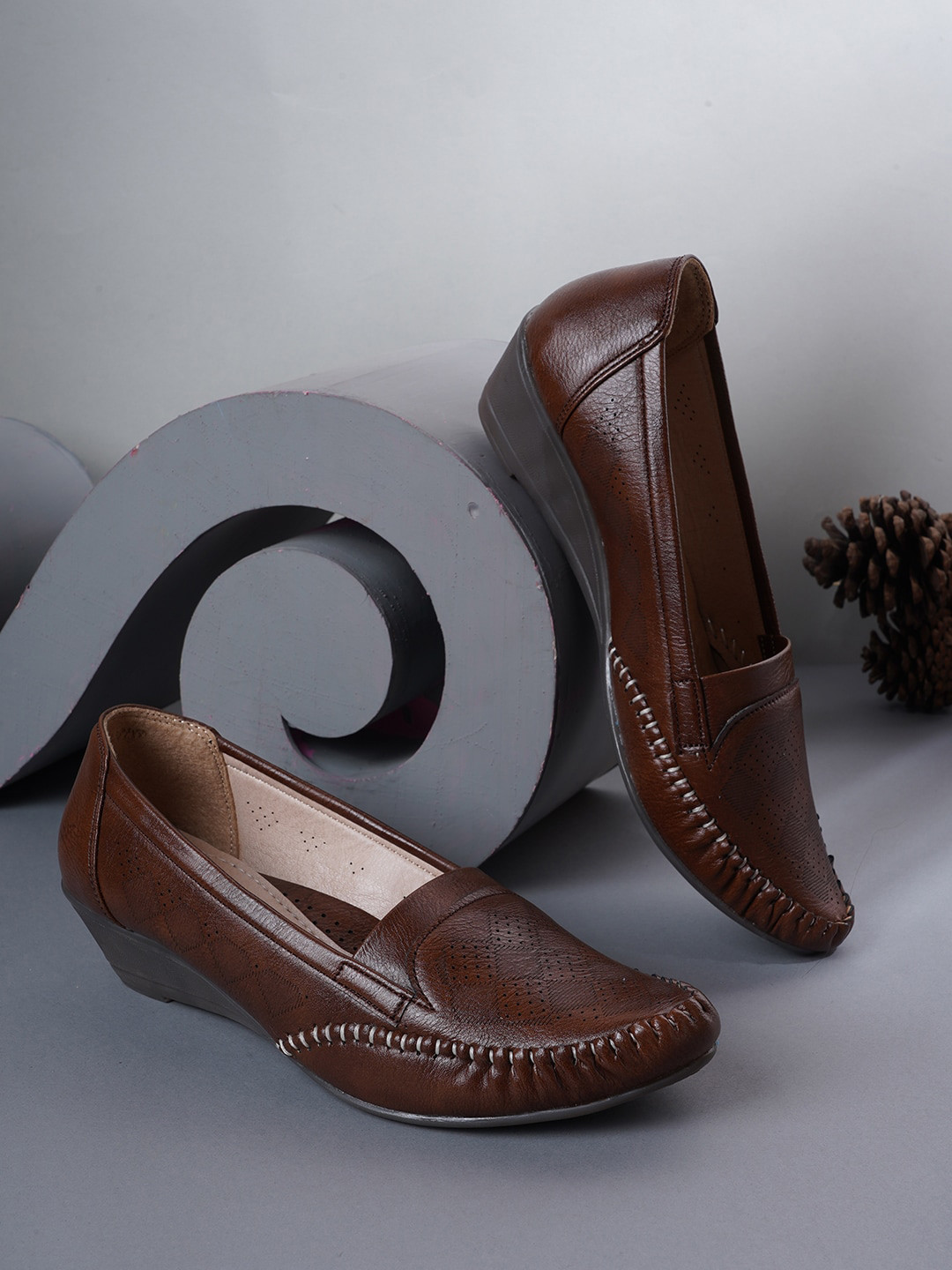 Buy EVERLY Women Wedge Heel Loafers Casual Shoes for Women 21590208