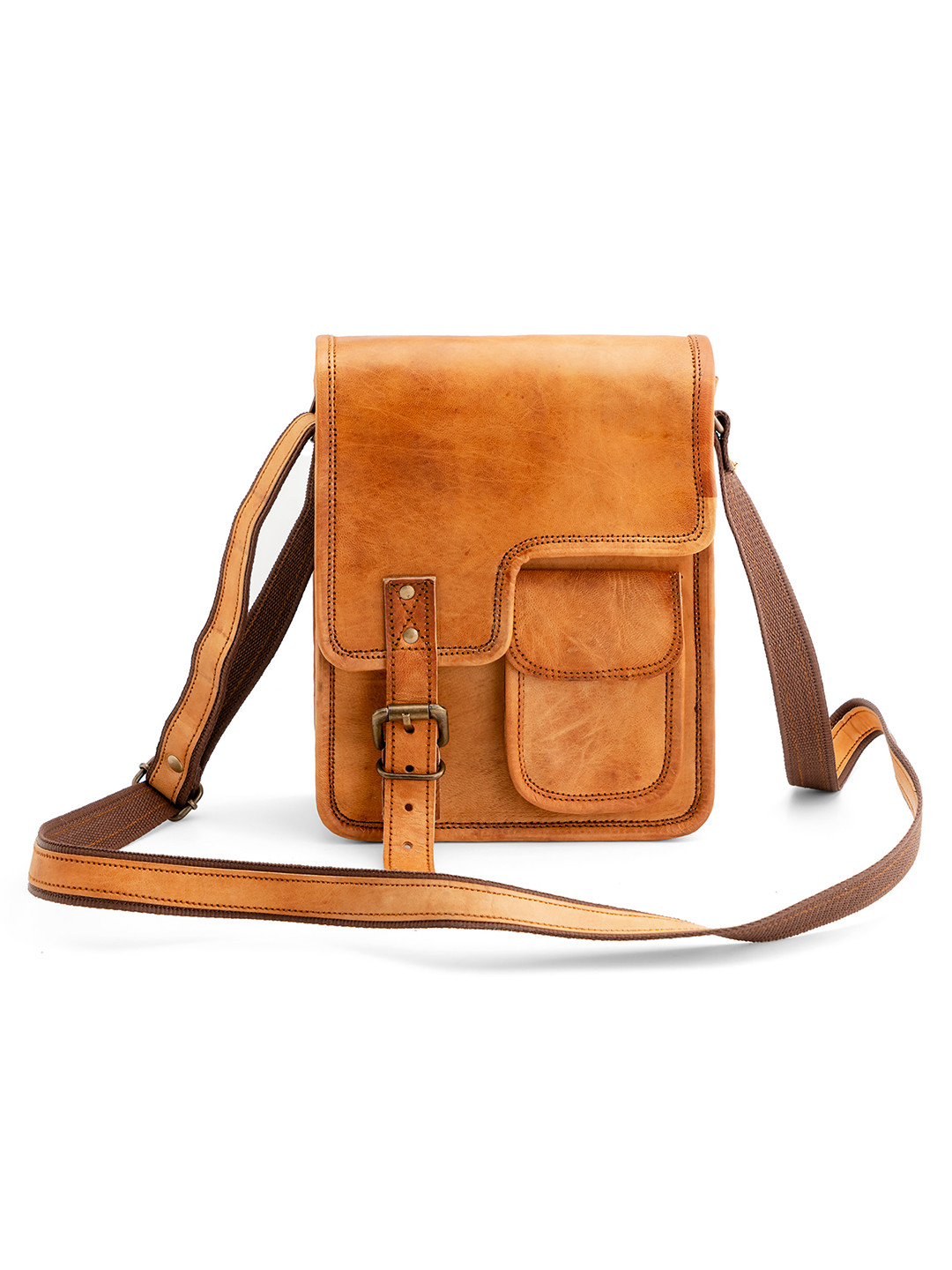 Buy Goatter Men Leather Messenger Bag Messenger Bag for Men 21590212