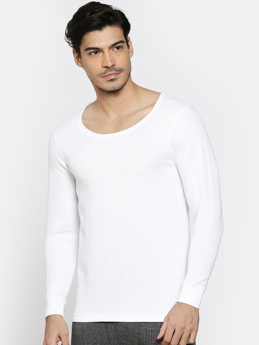 Buy Hanes White Thermal T Shirt Thermal Tops for Men 2159311 Myntra