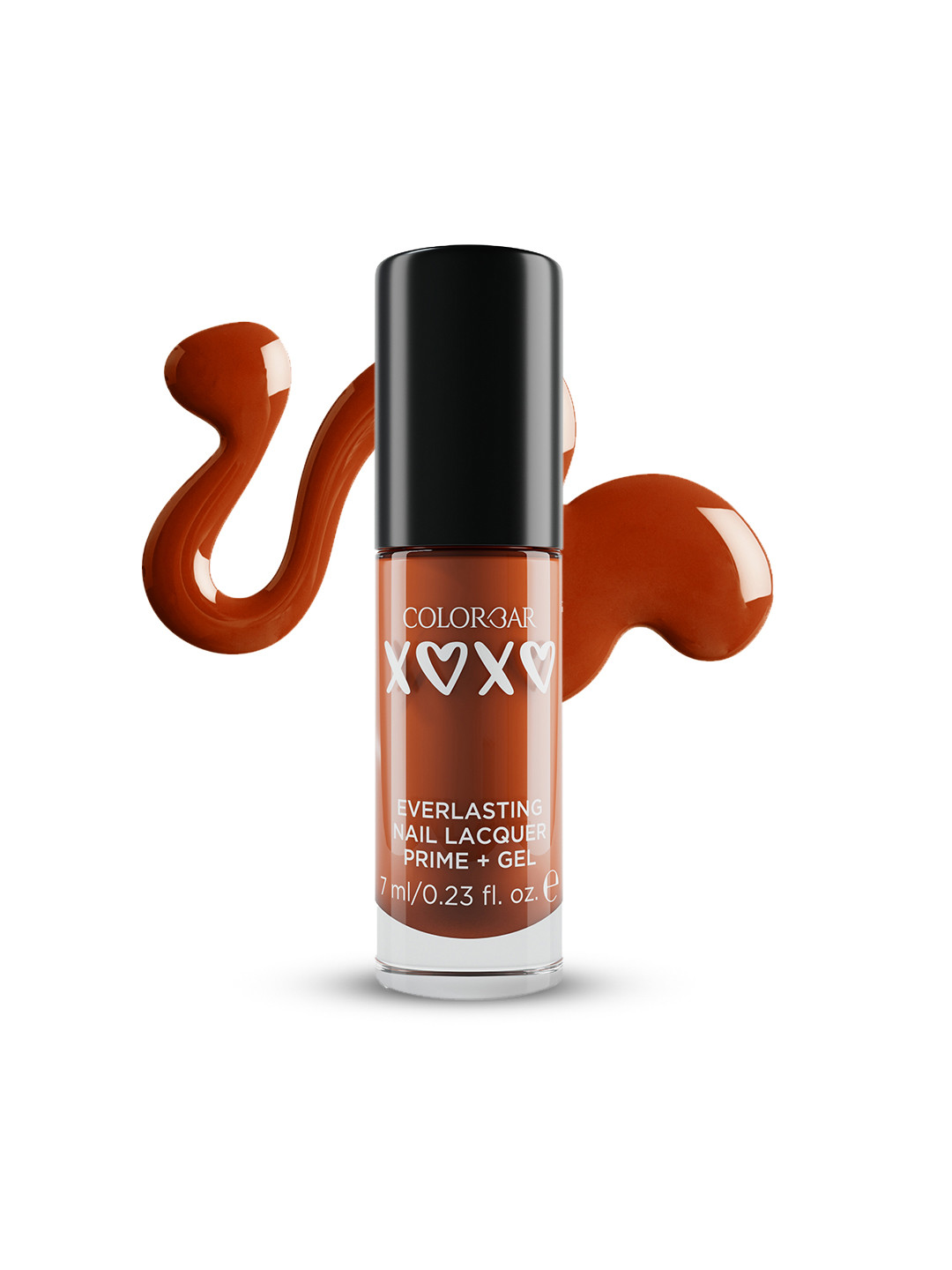 Buy Colorbar XOXO Everlasting Prime + Gel Nail Lacquer 7ml Funky Fox
