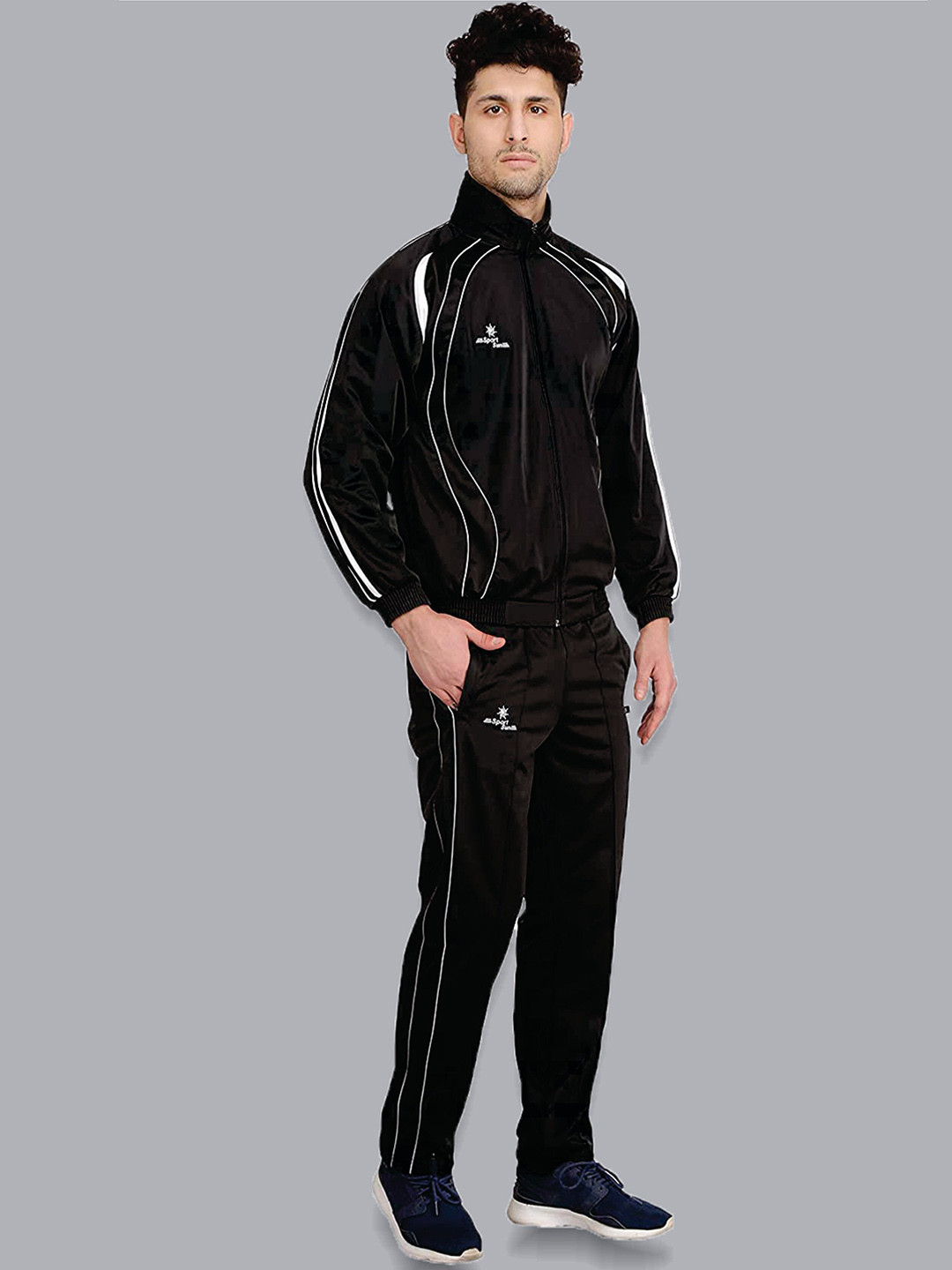 Buy SPORT SUN Men Striped Tracksuit Tracksuits for Men 21600350 Myntra