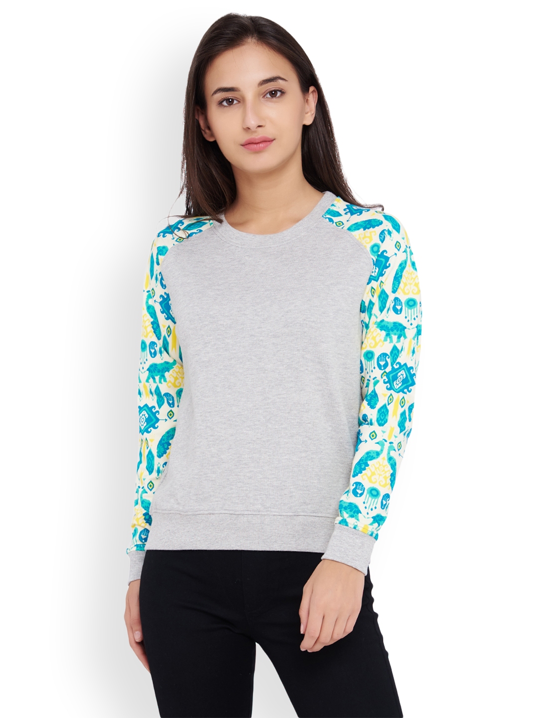 Buy Chumbak Women Grey Printed Sweatshirt - Sweatshirts ... Welcome to the world of chumbak!
