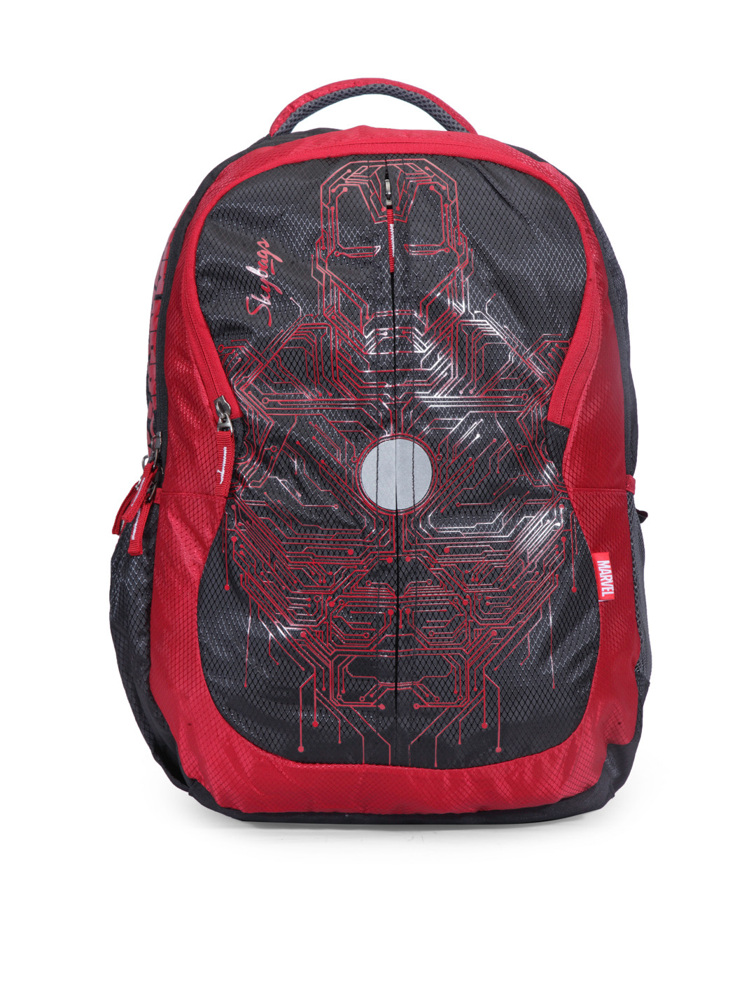 Buy Skybags Unisex Black & Red Graphic MARVEL PLUS IRON MAN Backpack Backpacks for Unisex