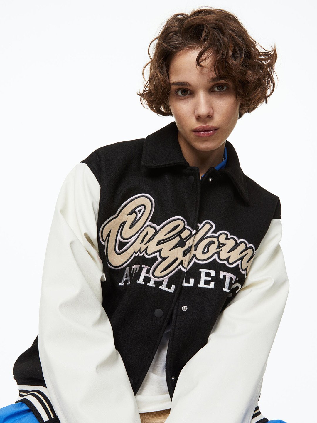 Buy H&M Women Appliqud Baseball Jacket Jackets for Women 21609400