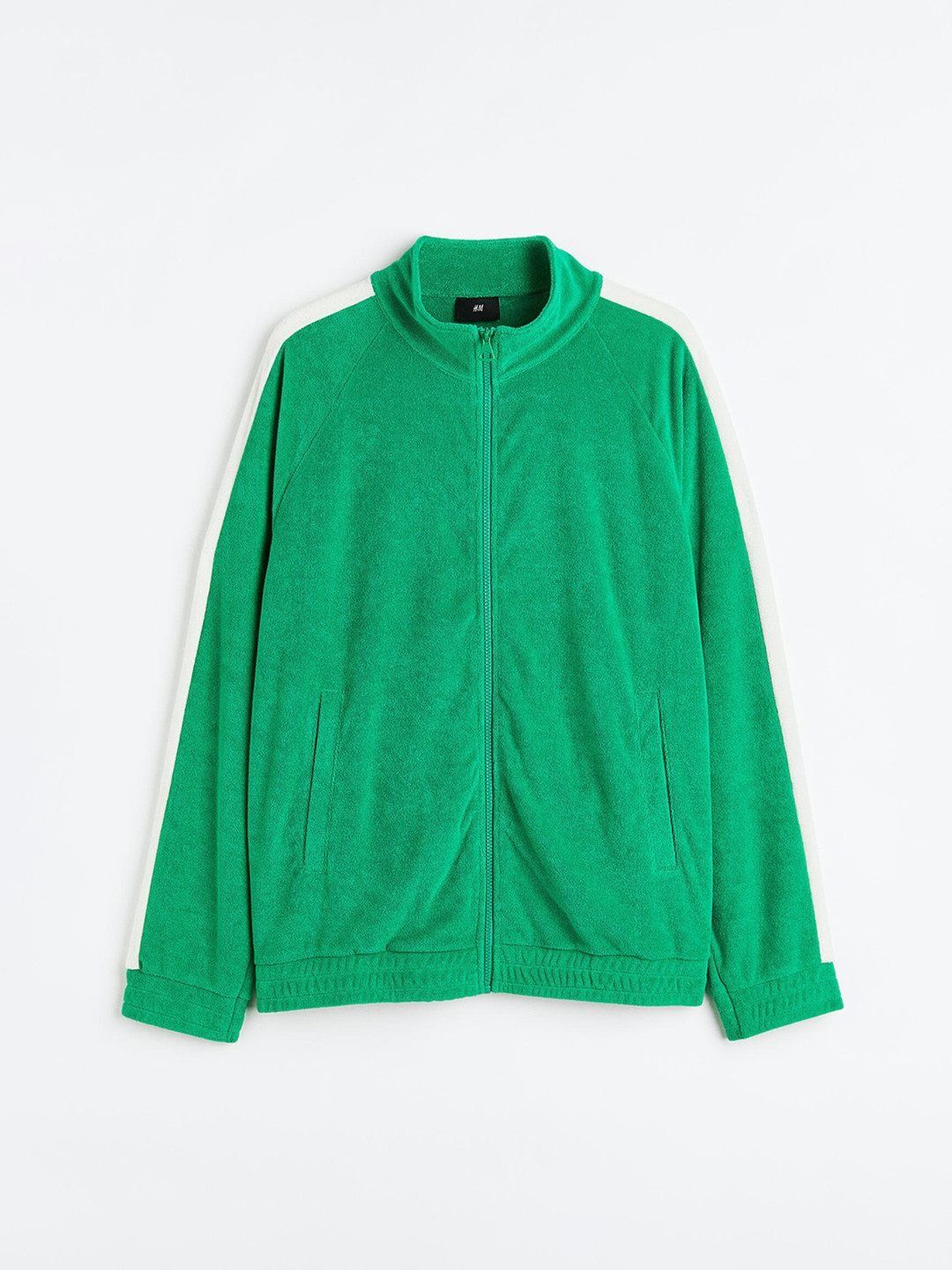 Buy H&M Men Relaxed Fit Terry Track Jacket Jackets for Men 21609402