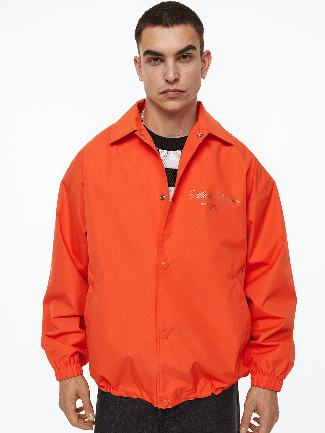 Buy H&M Men Water Repellent Coach Jacket Jackets for Men 21609404