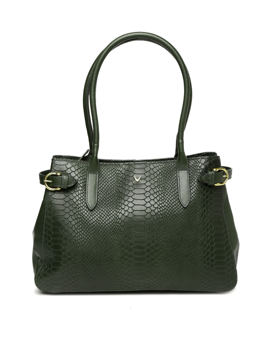 Buy Hidesign Green Textured Shoulder Bag Handbags for Women 2161387